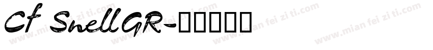 Cf SnellGR字体转换